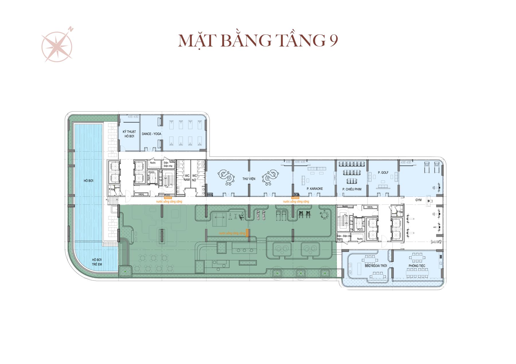 Mặt bằng tầng The Collection 688